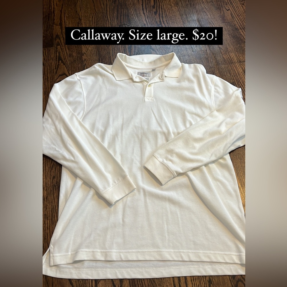 Callaway long sleeve polo